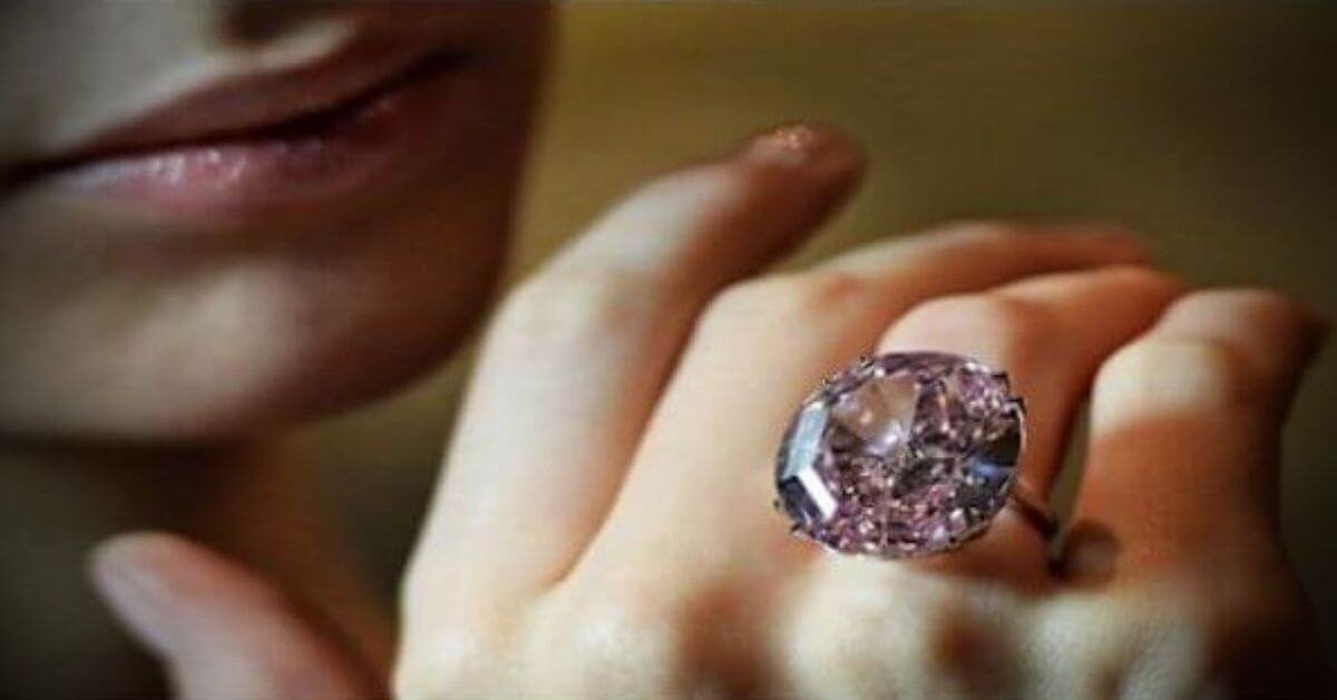 The largest Pink Star Diamond Ring