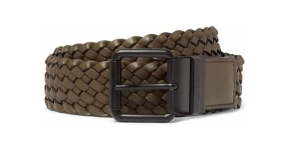 Bottega Venetta Intrecciato Leather belt