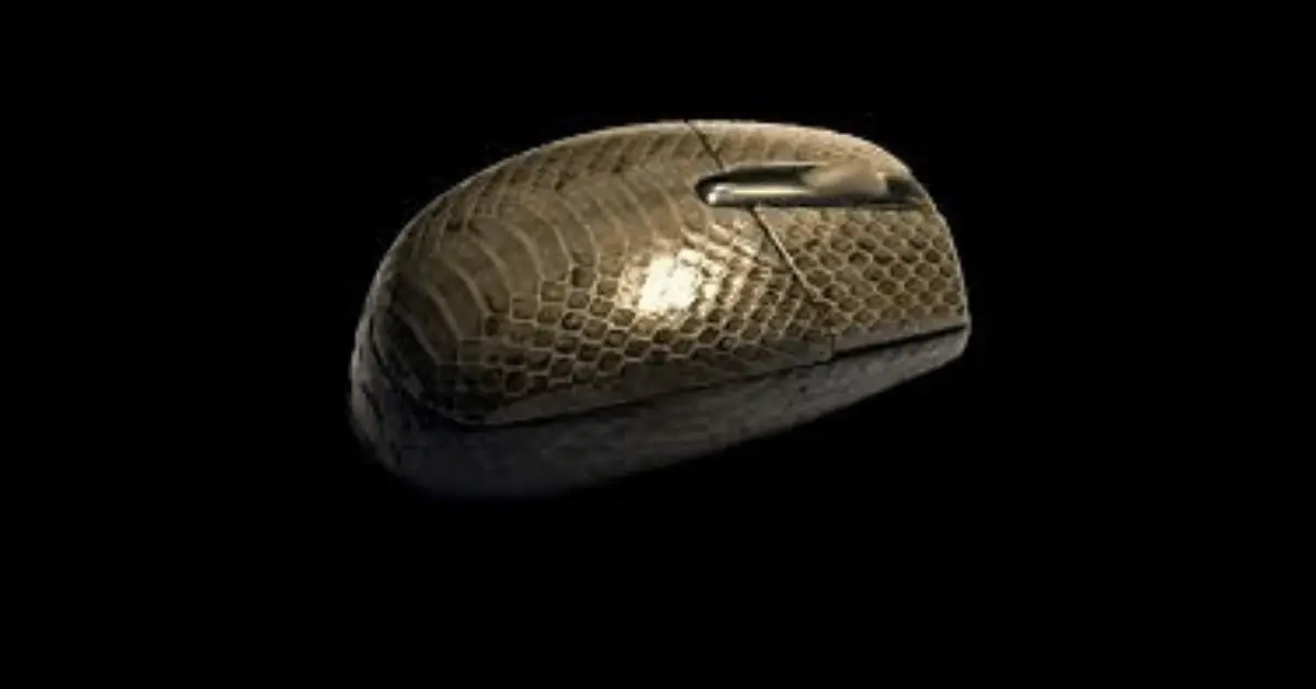Most expensive MJ Python Leather Mouse