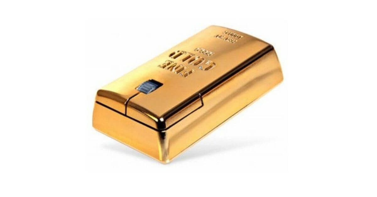 most expensive The Gold Bullion Wireless Mouse
