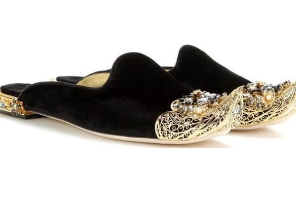 Velvet slipper by Dolce & Gabbana