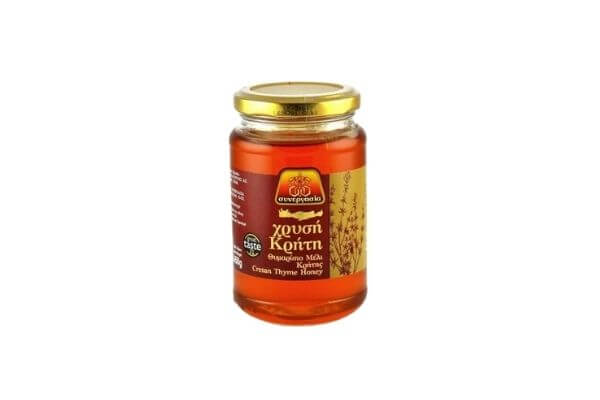 Greek Traditional Golden Thyme Honey from Crete