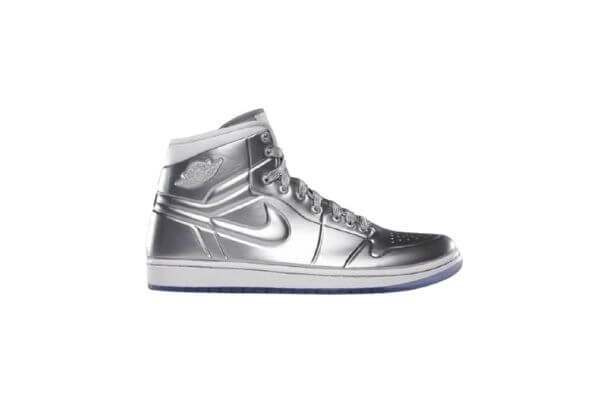 Air Jordan silver shoes