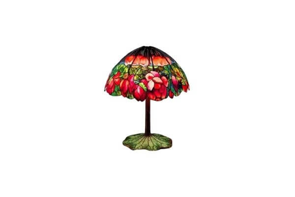 Tiffany Pink Lotus Lamp