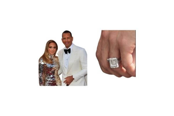 Jennifer Lopez engagement ring from Alex Rodriguez