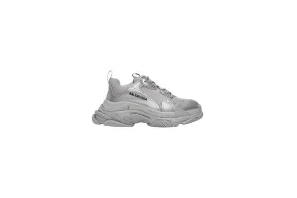 Silver Triple S Sneakers