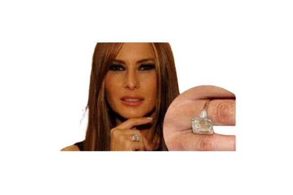 Melania Trump’s engagement ring from Donald Trump