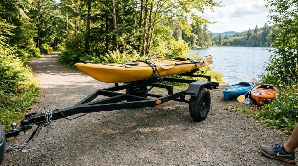 build your own kayak trailer