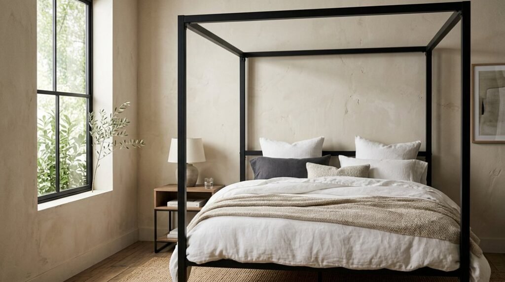 canopy bed frame options