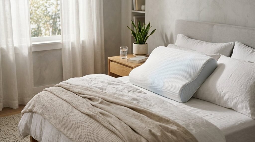 cooling memory foam pillows