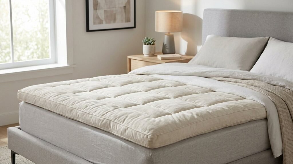 preventing mattress topper slipping