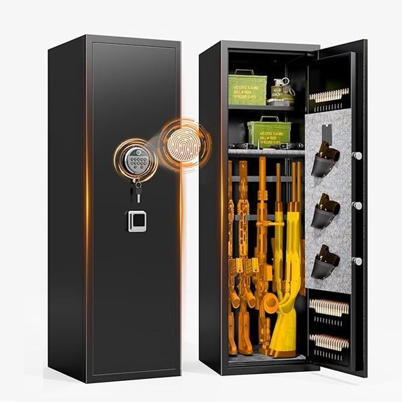 secure biometric firearm storage