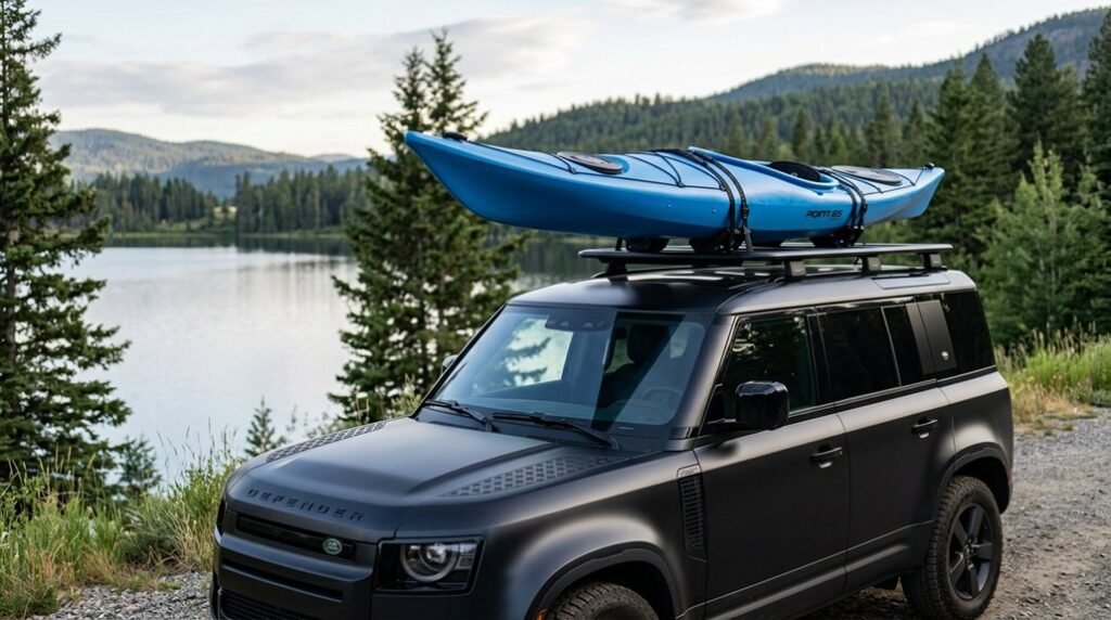 secure kayak onto roof