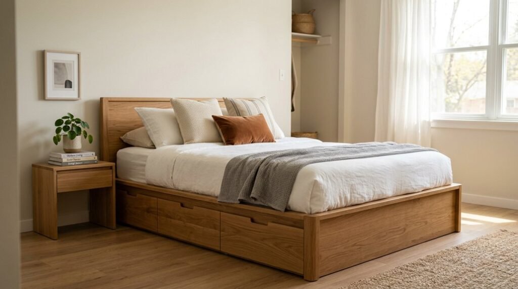 storage bed frame options