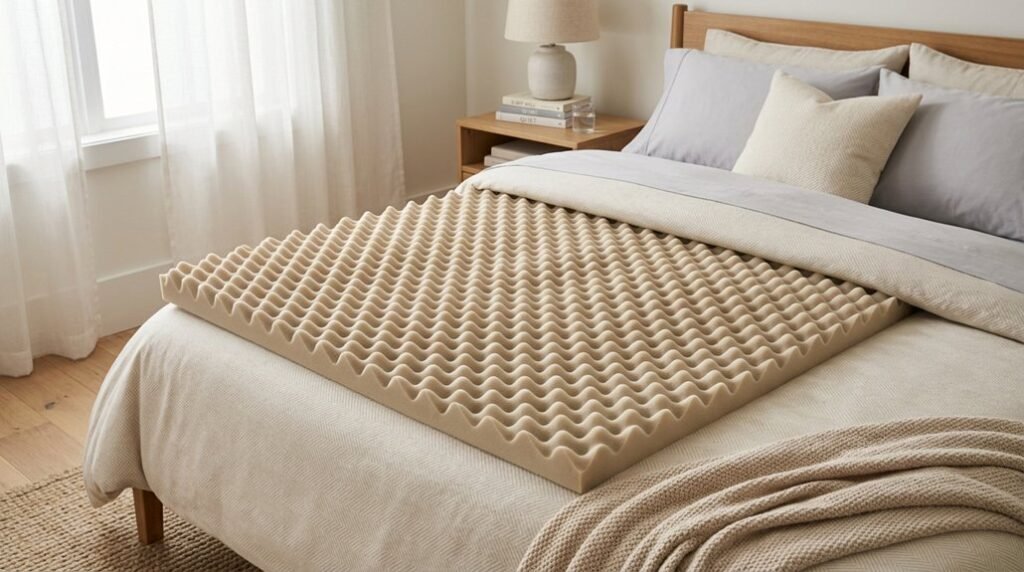 top egg crate mattress toppers