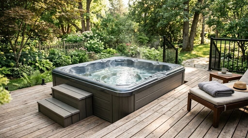 top hot tubs with steps