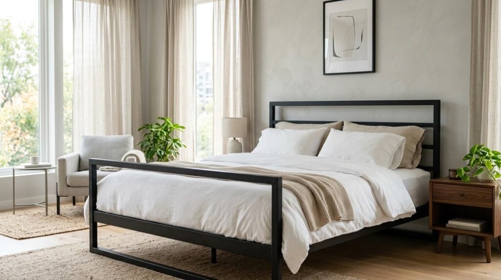 top metal bed frames