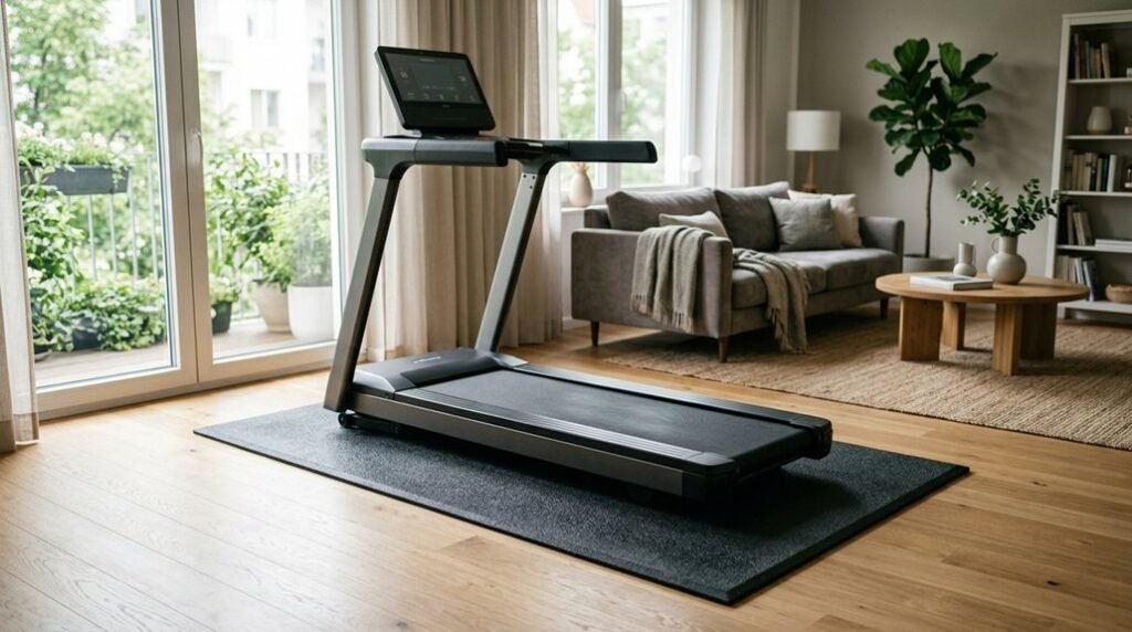 treadmill floor protection mats
